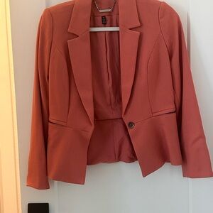 White House Black Market Coral Blazer
